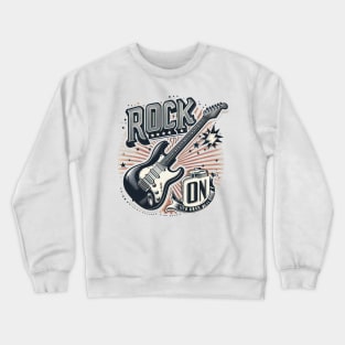 Vintage electric guitar Crewneck Sweatshirt